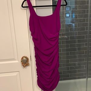 Ruched bodycon dress